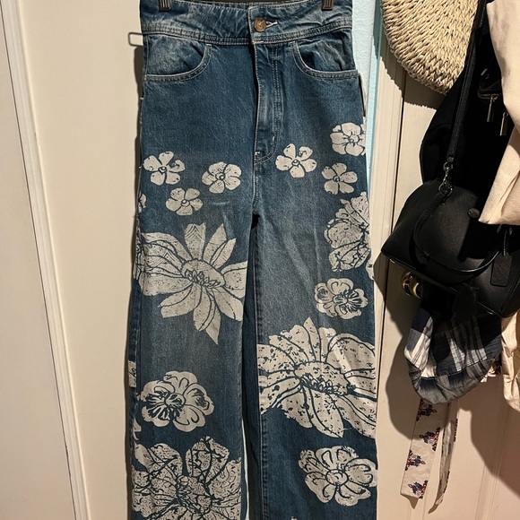 SOLD NWT Free People Talia Trouser Flare Jeans size 25 - Picture 2 of 6